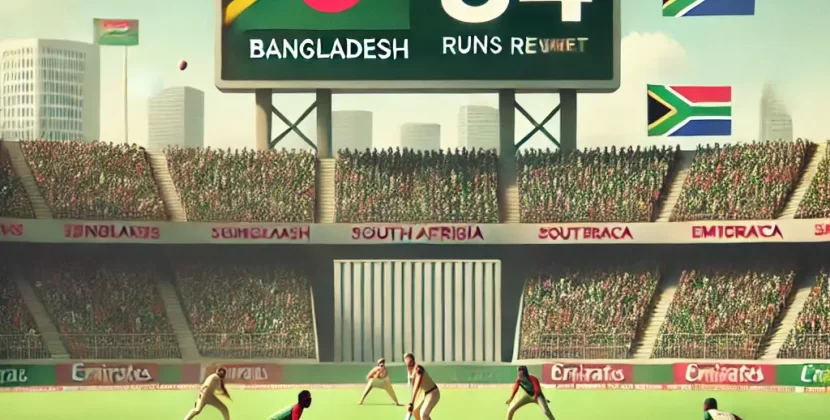 "Bangladesh vs South Africa Test Match - Day 1 Highlights"