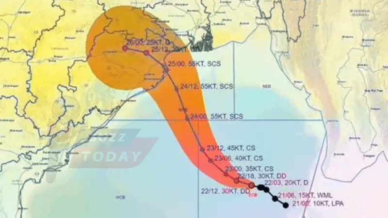 Severe Storm Hits Odisha's Dhamra Region – Rain, Winds, and Damage - BuzzToday