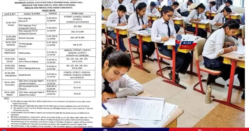 TG SSC Exams 2025: పూర్తి షెడ్యూల్ విడుదల